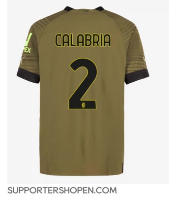AC Milan Davide Calabria #2 Tredje Matchtröja 2022-23 Kortärmad